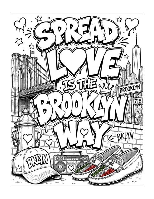 Brooklyn Cuzo Coloring Book