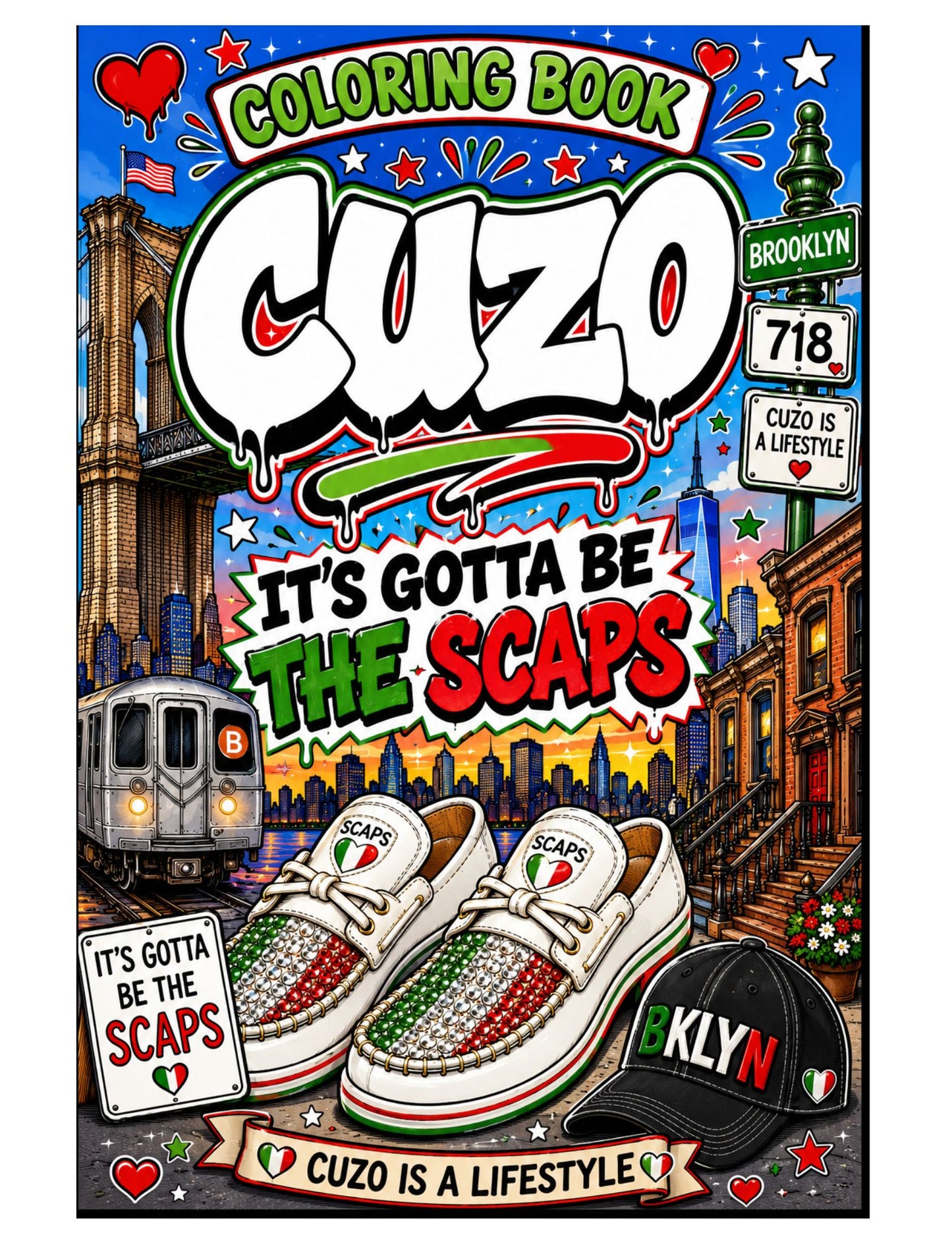 Brooklyn Cuzo Coloring Book