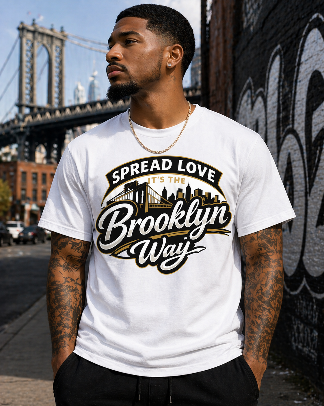 Spread love its the Brooklyn Way- T-shirt
