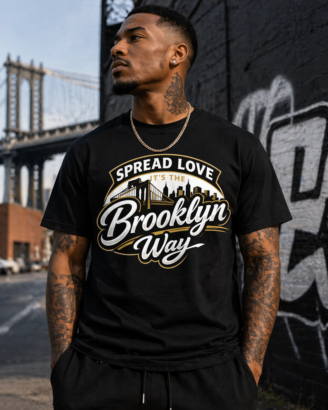 Spread love its the Brooklyn Way- T-shirt