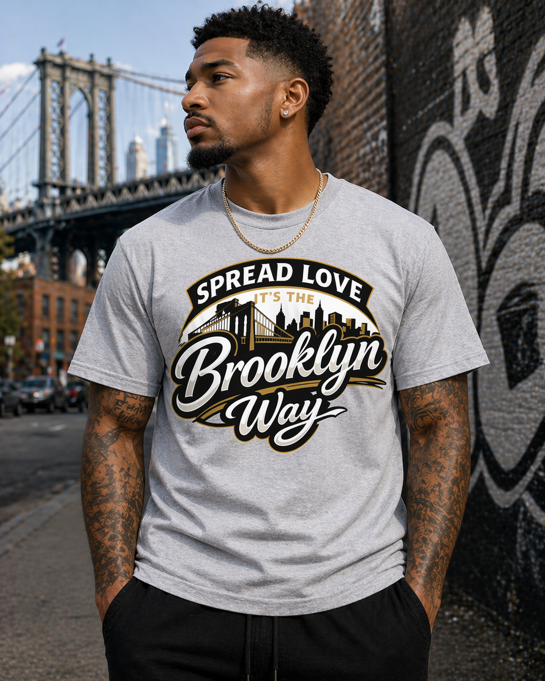 Spread love its the Brooklyn Way- T-shirt