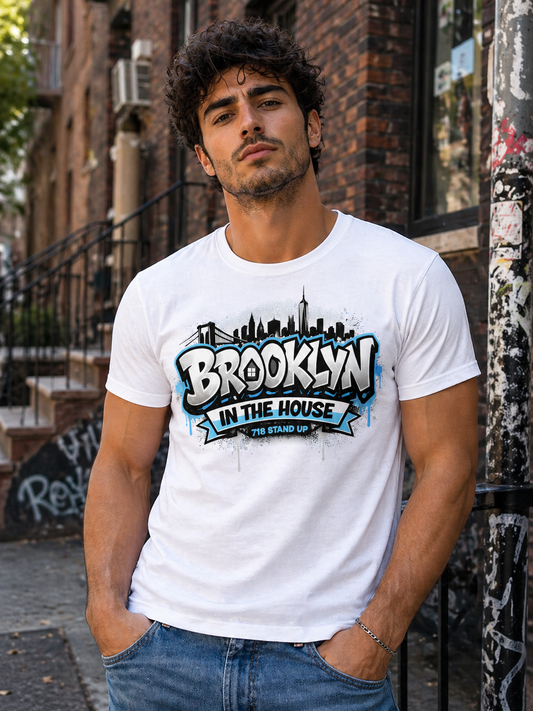 Men Brooklyn in the House- T-Shirt