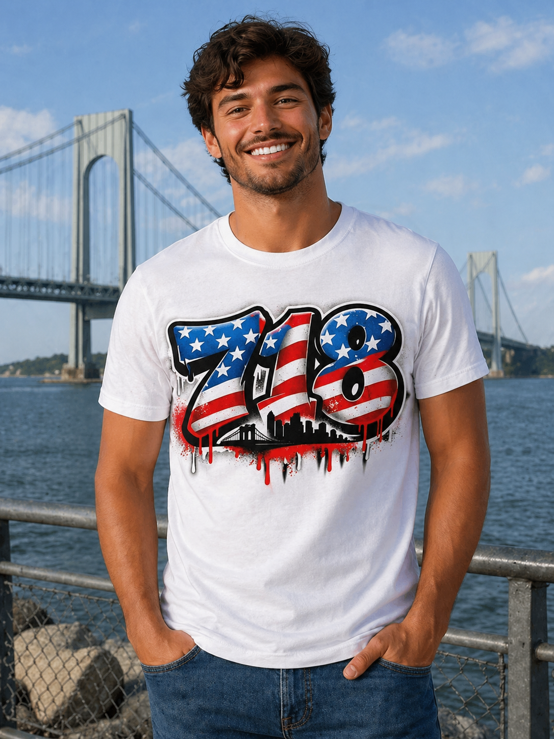 718 USA Style T-Shirt