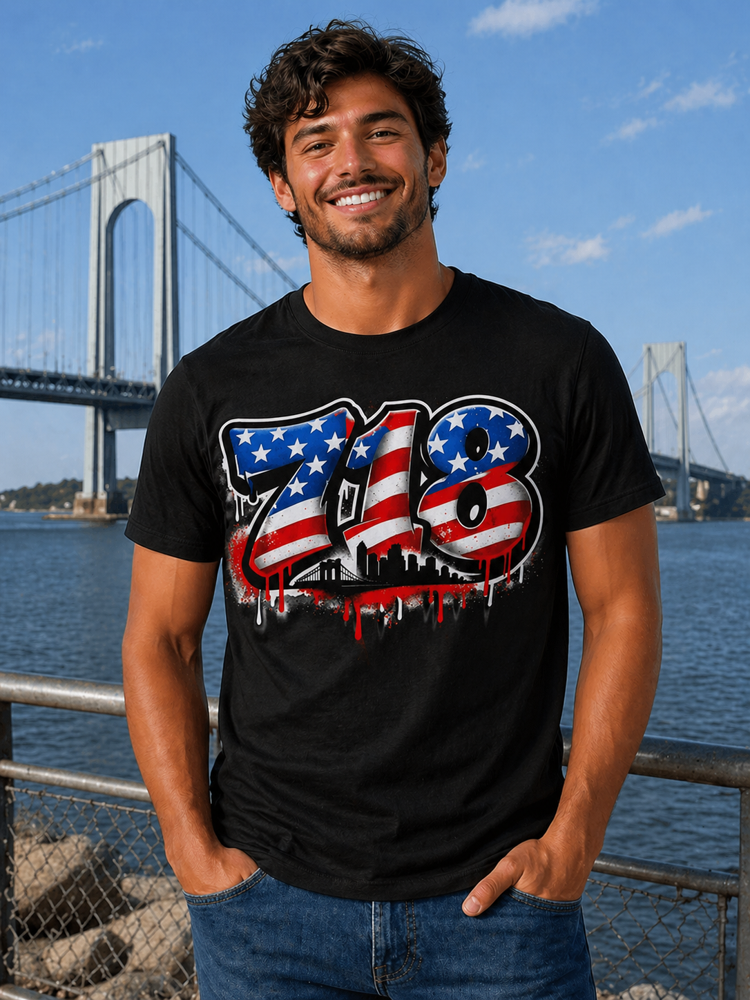718 USA Style T-Shirt