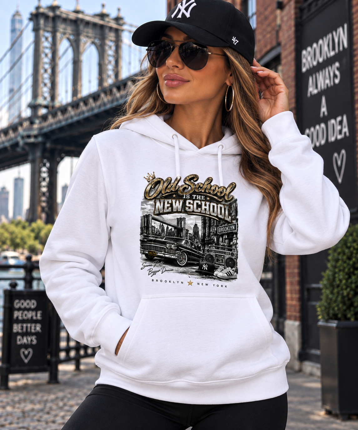 OLD SCHOOL IS THE NEW SCHOOL HOODIE