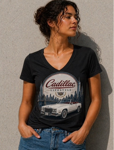 Cadillac V-Neck Shirt