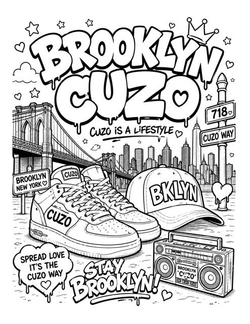 Brooklyn Cuzo Coloring Book