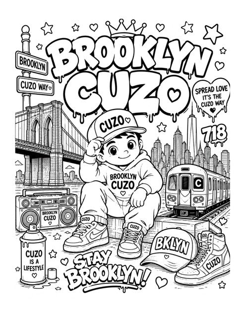 Brooklyn Cuzo Coloring Book
