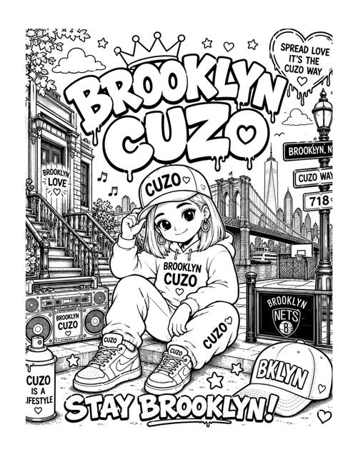 Brooklyn Cuzo Coloring Book