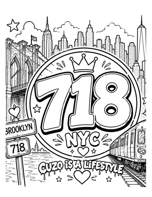 Brooklyn Cuzo Coloring Book